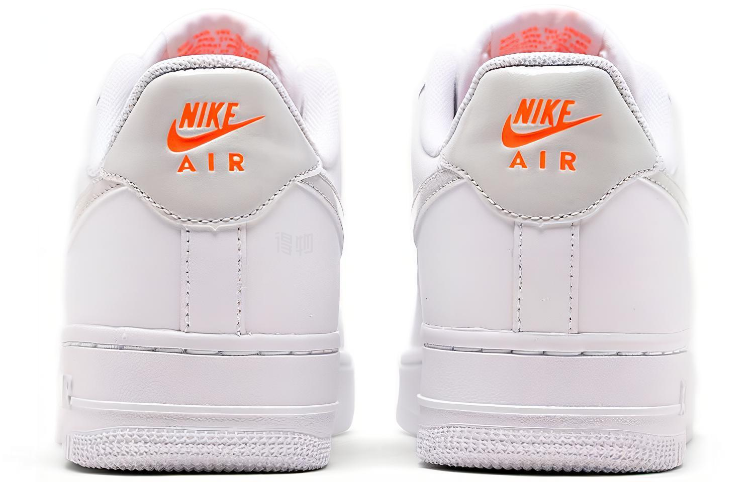 Женские кроссовки Nike Air Force 1 07 SE Premium Casual (бело-розовые) — Белыйрозовый — фото 4