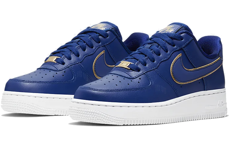 Женские кеды Nike Air Force 1 (синие) — фото 3