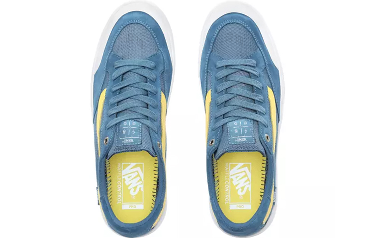Кеды Vans Berle Pro (желто-синие) — Жёлтый / синий — фото 4