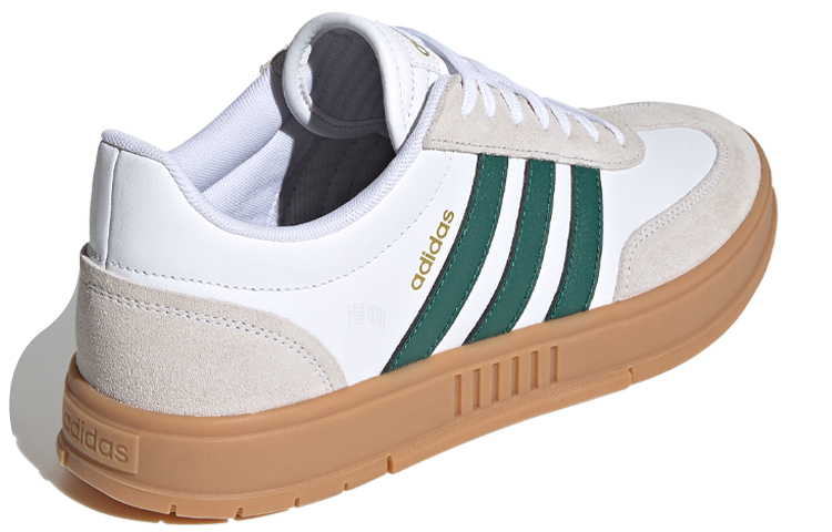 Кеды adidas neo Gradas (белый / зеленый / коричневый) — Белый / зелёный / коричневый — фото 4