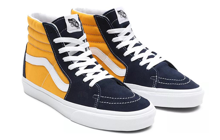 Кеды Vans SK8 (черно-желтые) — Чёрный / жёлтый — фото 3