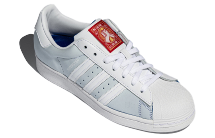 Кеды adidas originals Superstar (сине-бело-красные) — фото 2