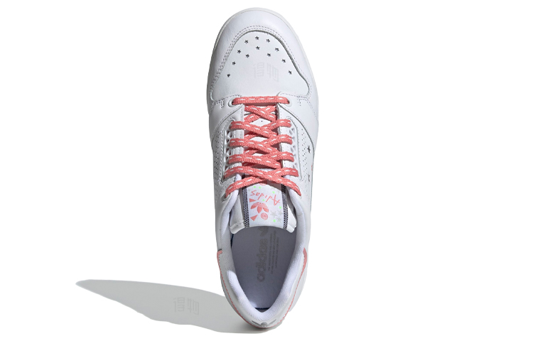 Женские кеды adidas Slamcourt (бело-розовый) — Белый / розовый — фото 5