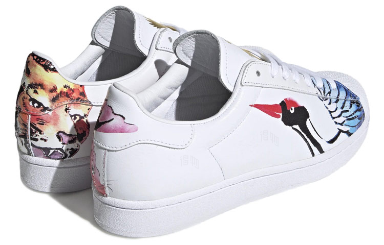 Кеды adidas originals SUPERSTAR CNY 2020 (белый) — фото 4