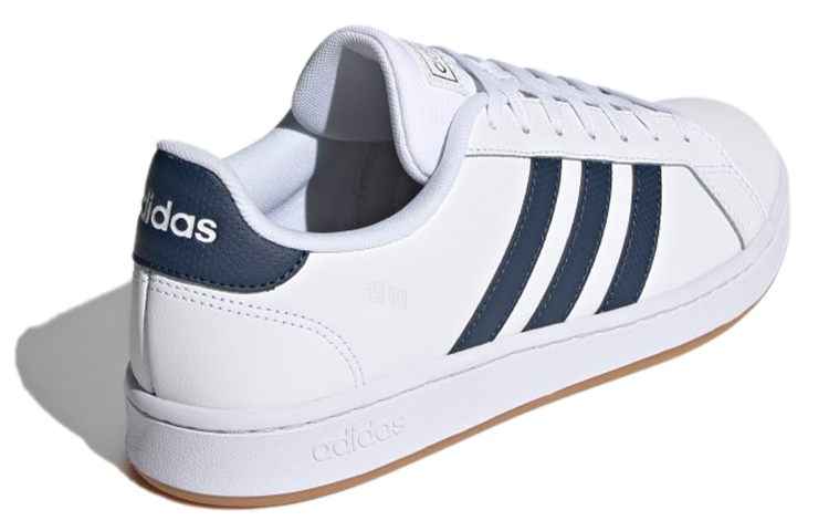 Мужские кеды adidas neo GRAND COURT (синий / белый) — фото 4