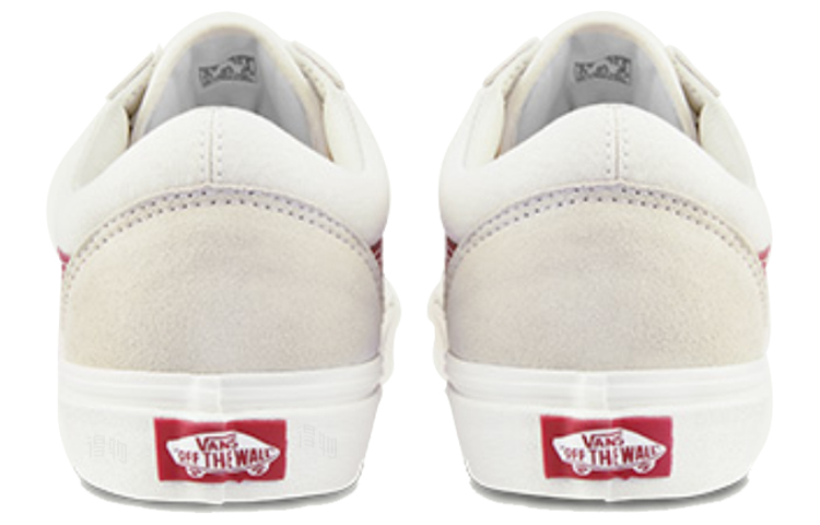 Кеды Vans Old Skool (бело-красные) — фото 5