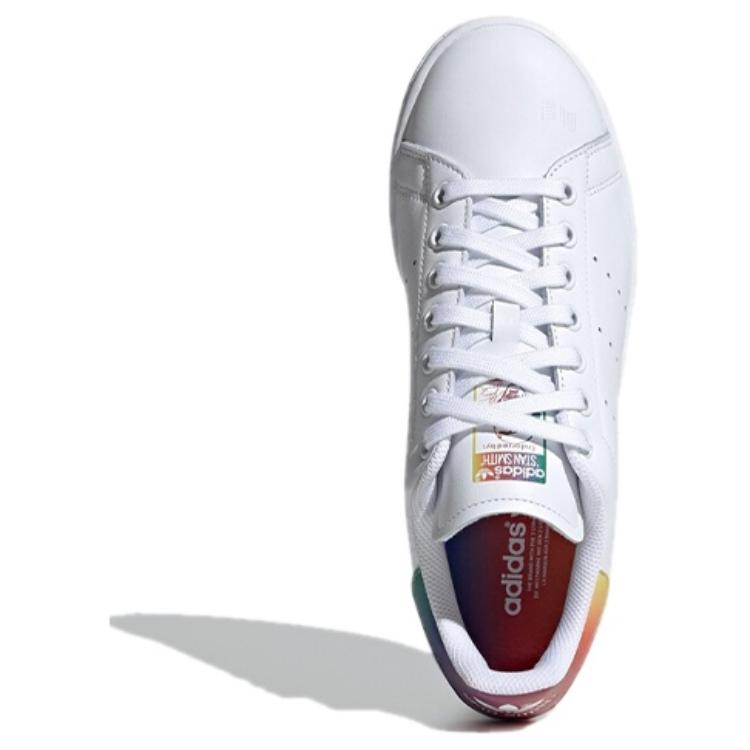 Женские кеды adidas STAN SMITH (бело-красно-зеленые) — фото 4