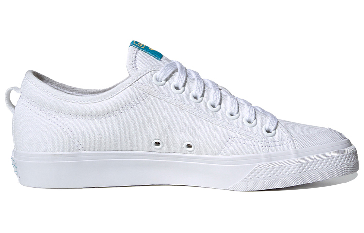 Кеды adidas originals NIZZA (бело-синие) — фото 2