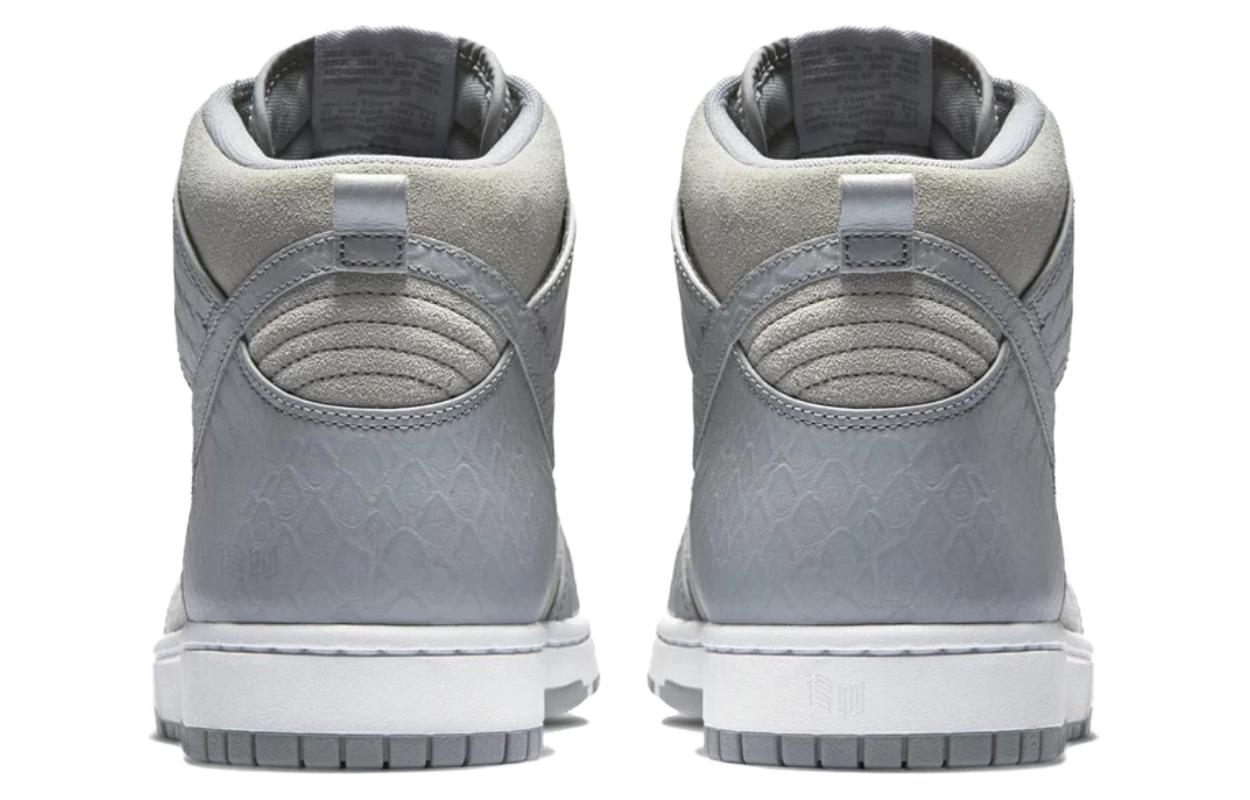 Мужские кроссовки Nike Dunk (серые) — фото 4