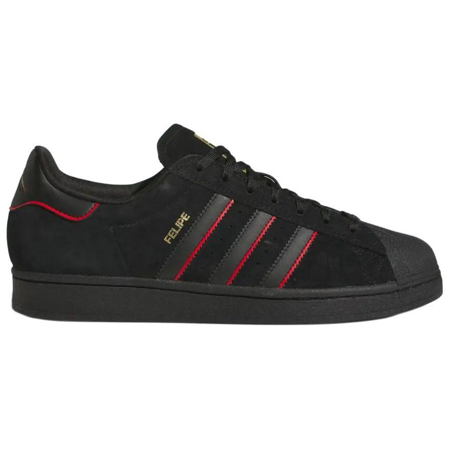 Кеды adidas originals x Felipe Gustavo SUPERSTAR ADV (черные) — фото 2