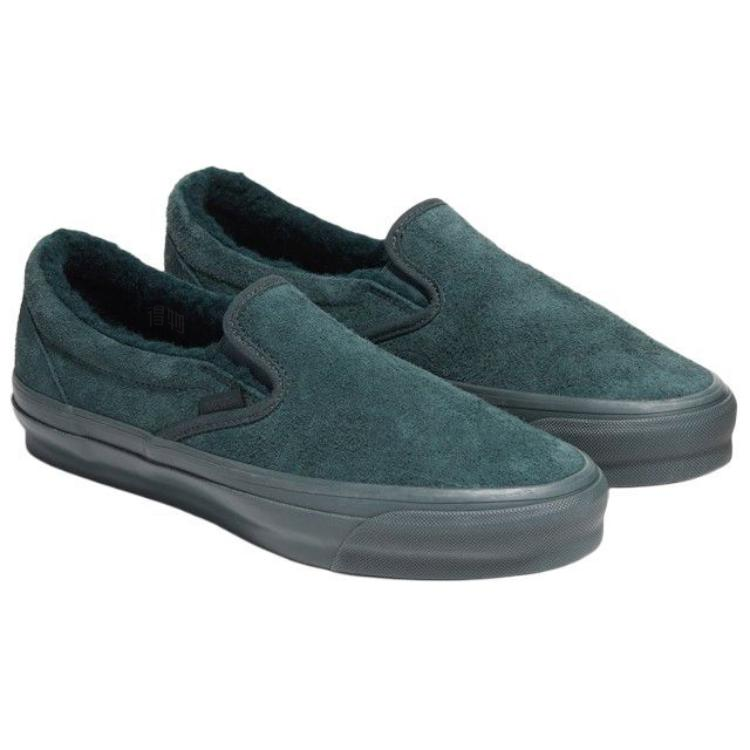 Слипоны Vans slip-on (зеленый) — фото 2