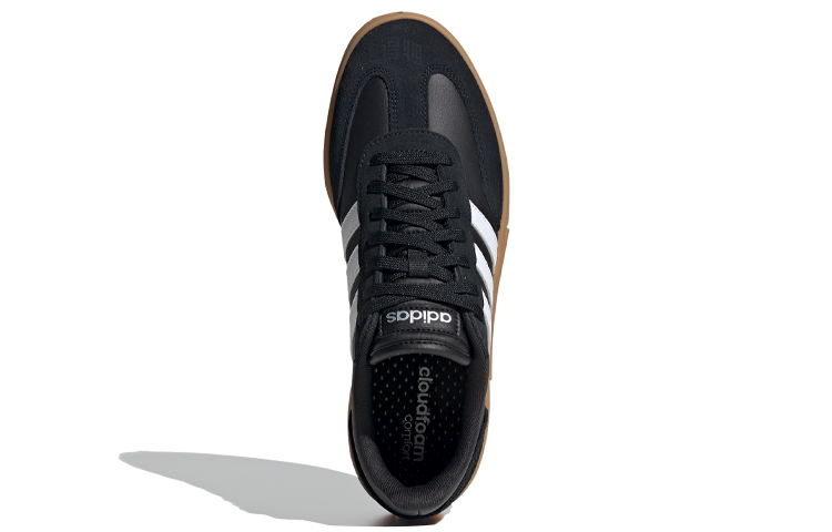 Кеды adidas neo Gradas (черно-бело-коричневые) — Чёрный / белый / коричневый — фото 5