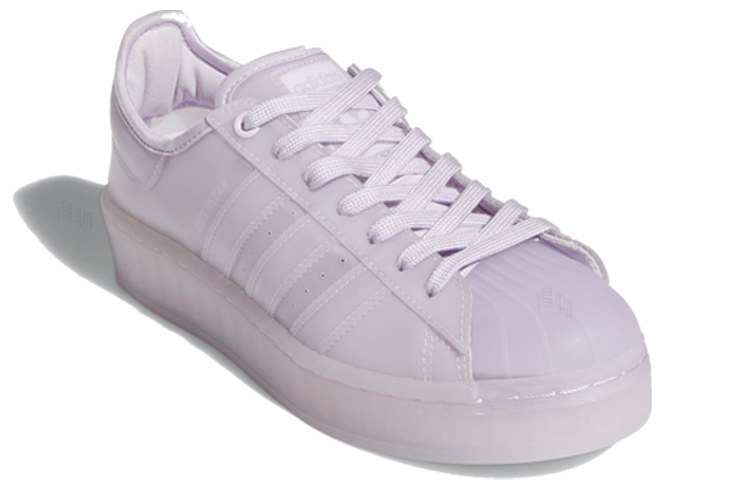 Женские кроссовки adidas originals SUPERSTAR (фиолетовые) — фото 3