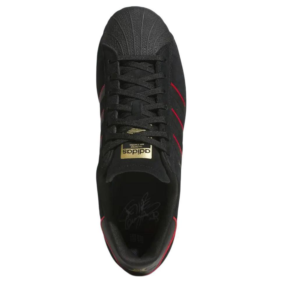 Кеды adidas originals x Felipe Gustavo SUPERSTAR ADV (черные) — фото 3