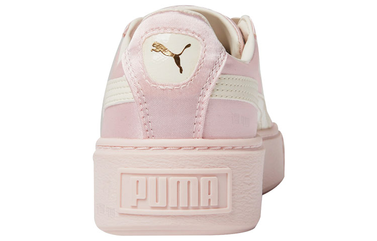 Женские кеды PUMA Basket Platform Tween (розовые) — Розовый — фото 5
