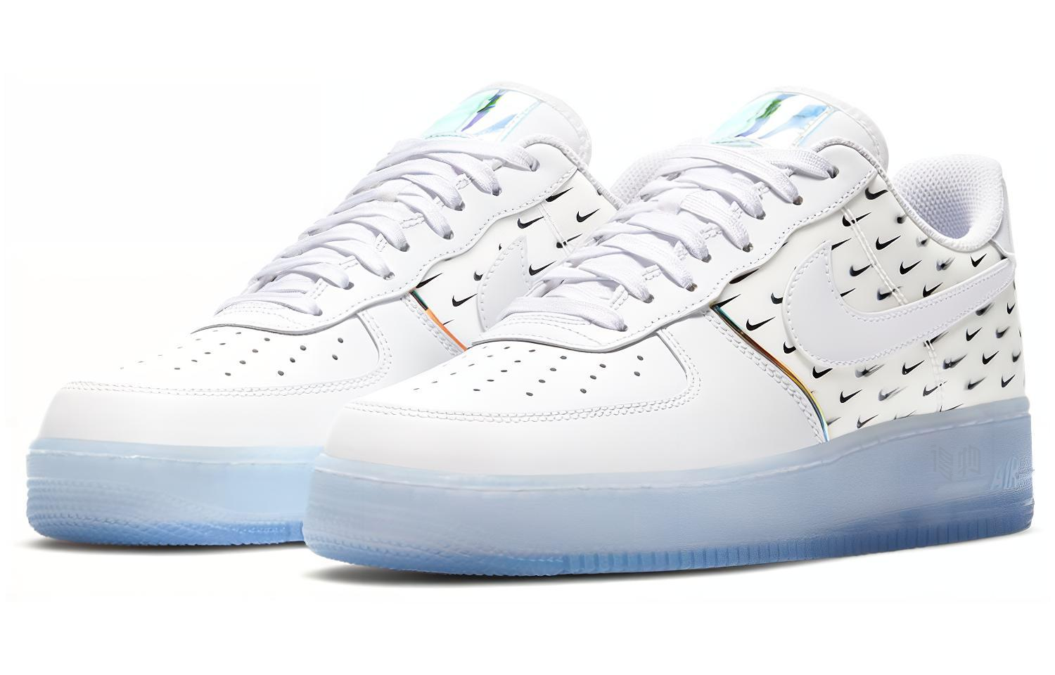 Мужские кроссовки Nike Air Force 1'07 PRM — 骨白/冰蓝 — фото 3