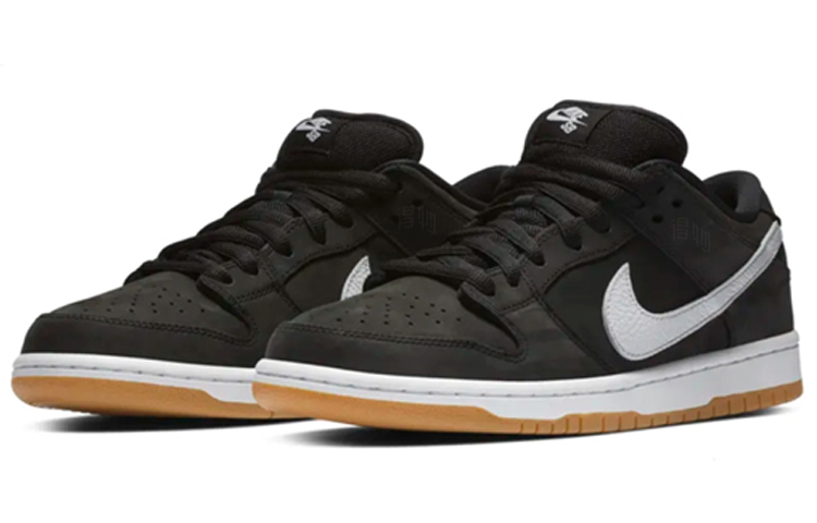 Кеды Nike Dunk SB Pro Iso "Orange Label" (черно-белый) — фото 3