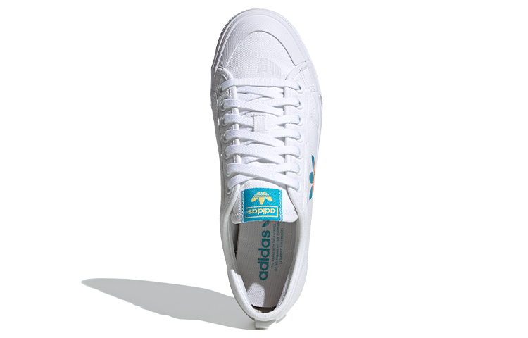 Кеды adidas originals NIZZA (бело-синие) — фото 5