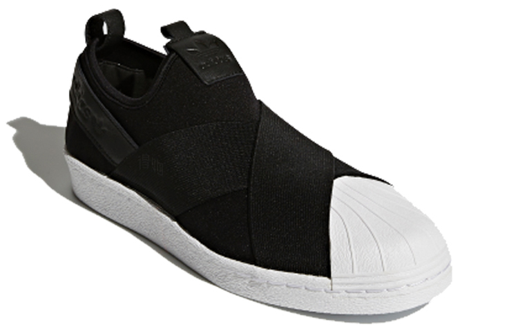 Кеды adidas Superstar SlipOn (черно-белые) — фото 2