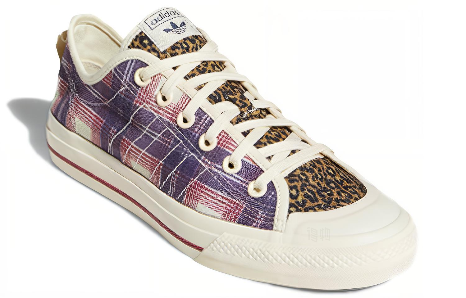 Кеды adidas originals NIZZA Rf (красно-белые) — фото 3