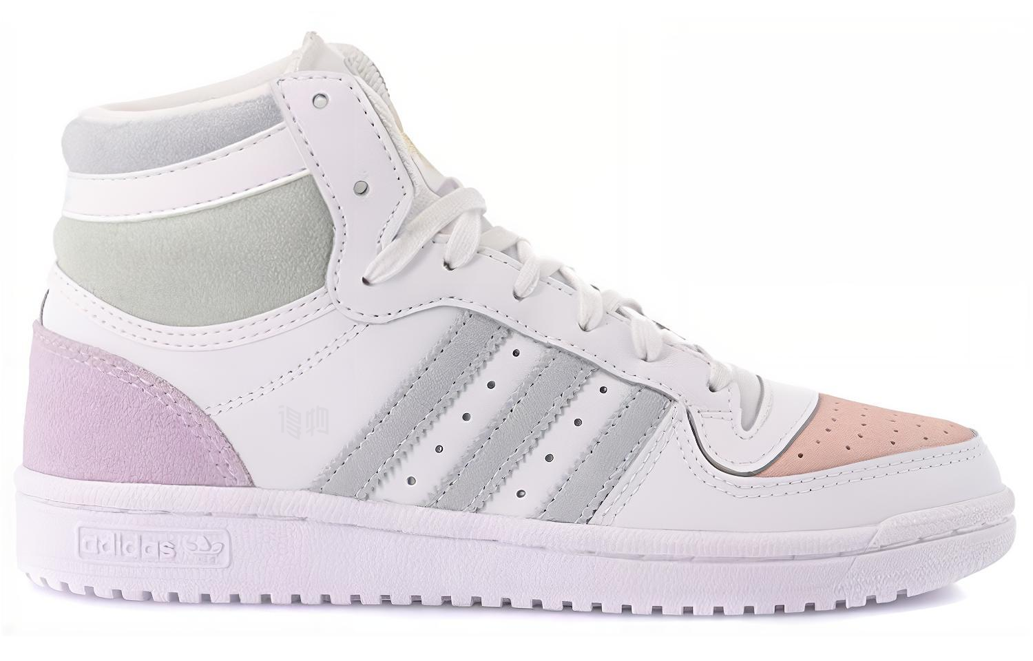 Женские кеды adidas originals Top ten RB (бело-оранжево-синие) — фото 2
