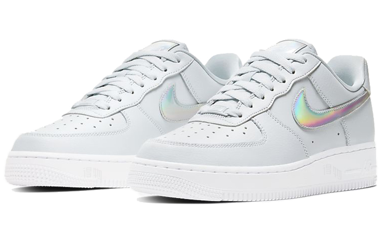 Женские кеды Nike Air Force 1 07 ESS (голубые) — фото 3