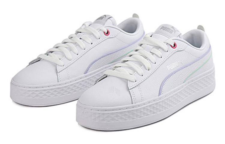 Женские кеды PUMA Platform Piping (белые) — Белый — фото 3