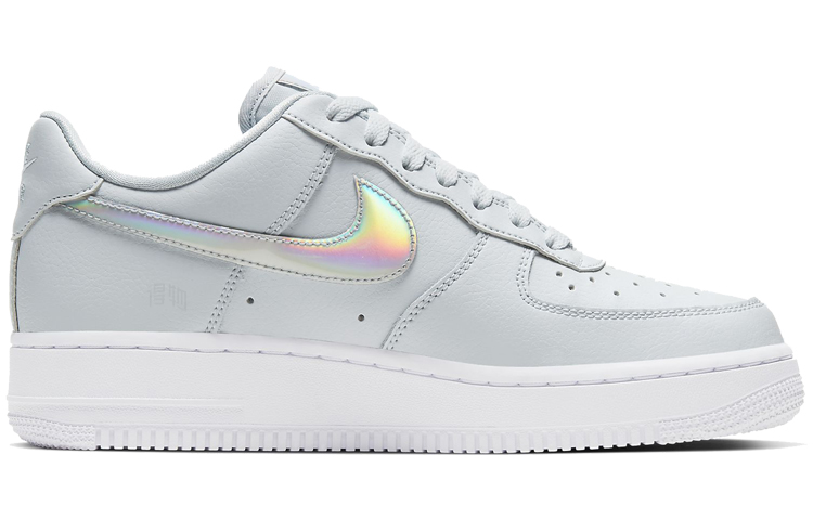 Женские кеды Nike Air Force 1 07 ESS (голубые) — фото 2