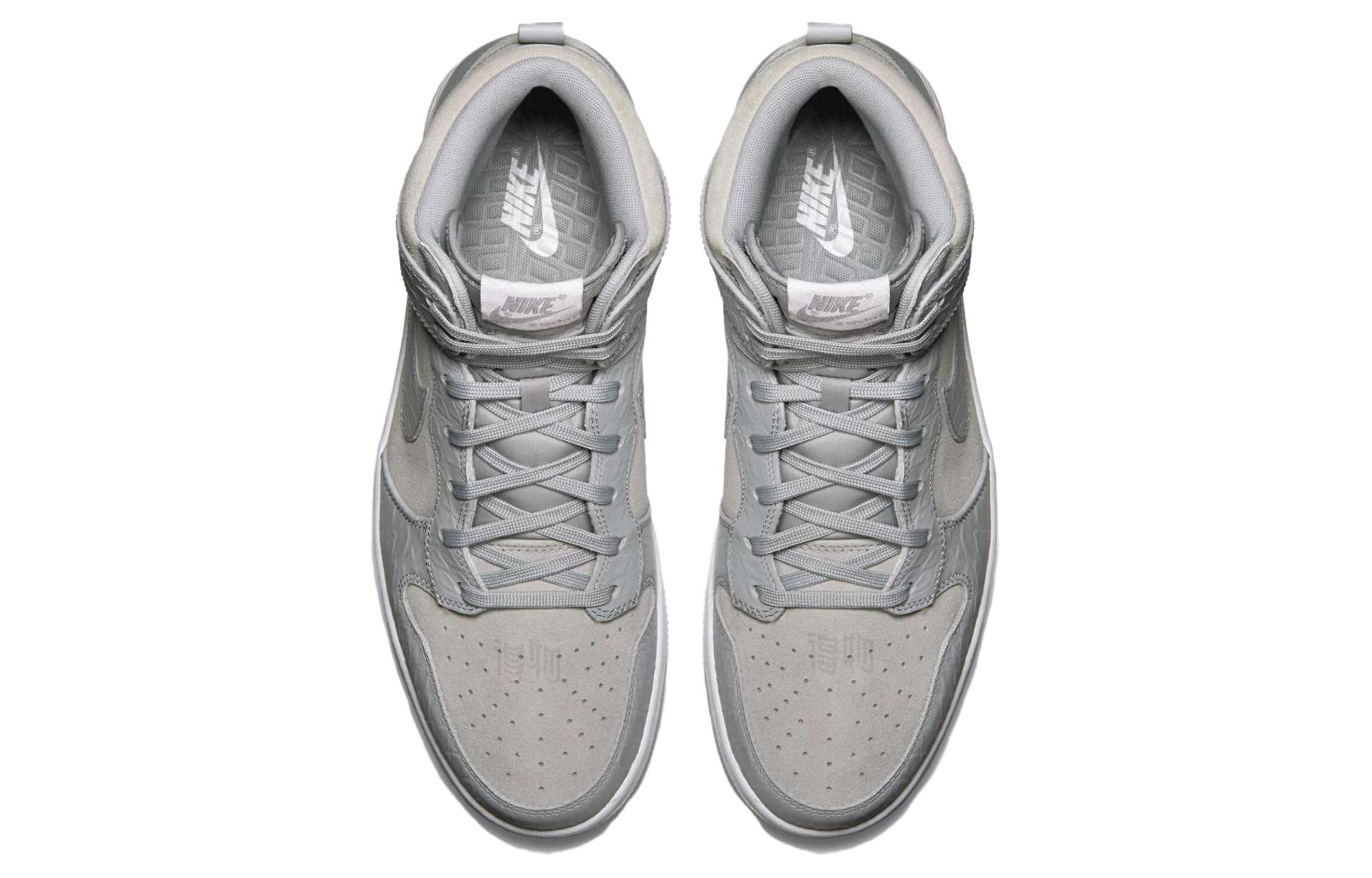Мужские кроссовки Nike Dunk (серые) — фото 3