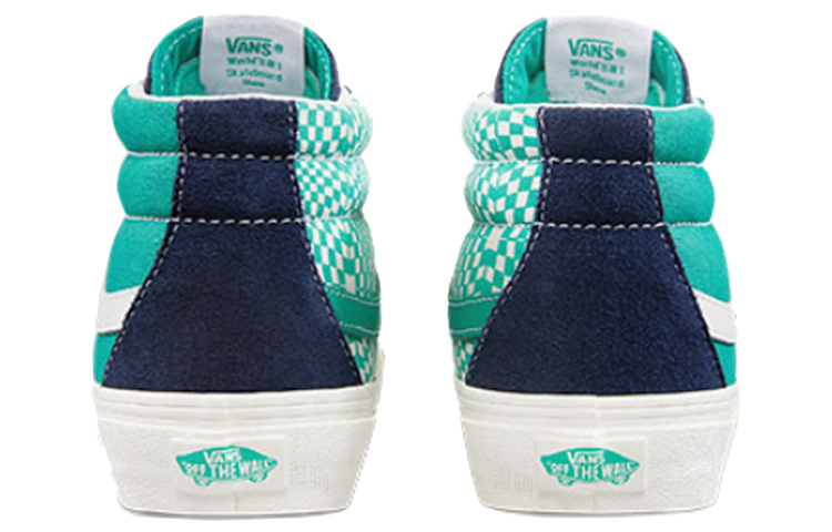 Кеды Vans SK8 (сине-зеленые) — Синий / зелёный — фото 4