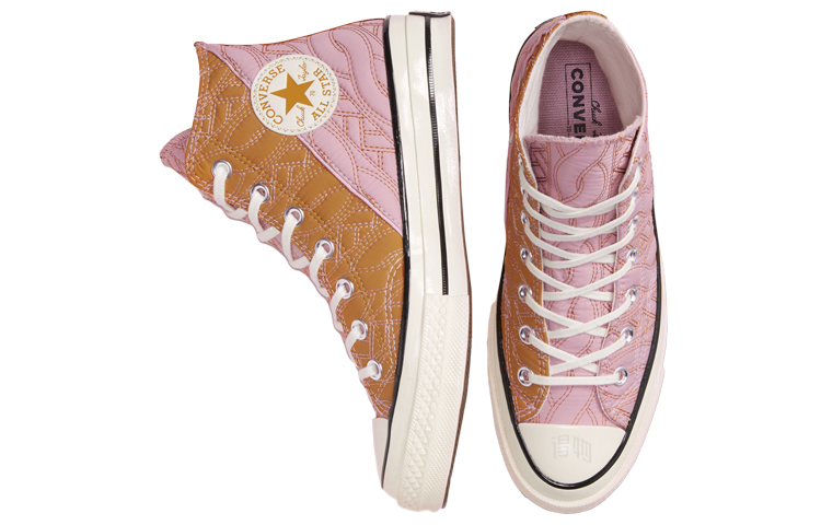Женские кеды Converse Chuck Taylor All Star 1970s (розово-оранжевые) — фото 4