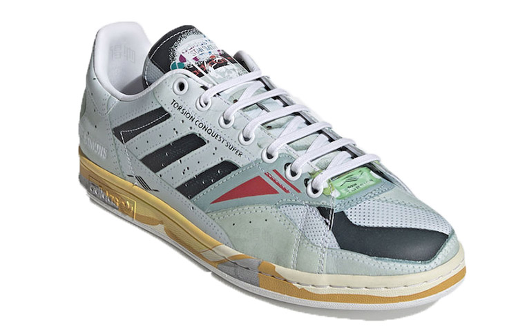 Кеды adidas originals STAN SMITH Raf Simons Torsion (бело-серые) — фото 3