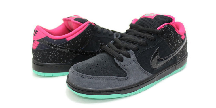 Мужские кроссовки Nike Dunk SB Premier (черно-серые) — 深灰/黑/水晶薄荷 — фото 3