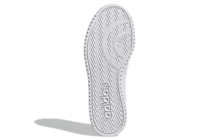 Женские кроссовки adidas neo Hoops 2.0 (бело-розовые) — фото 6
