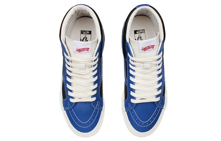 Кеды Vans SK8 Reissue VLT Lx (черно-синие) — фото 3