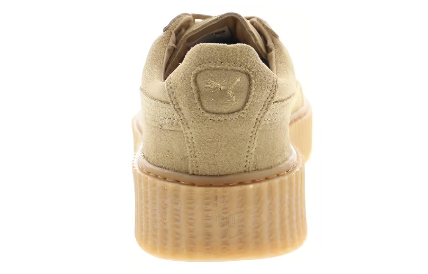 Кеды PUMA Suede Creeper Rihanna Fenty (бежевый) — фото 4