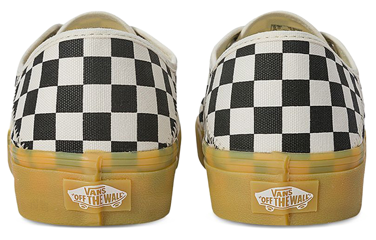 Кеды Vans Authentic (черно-белая клетка) — 黑白棋盘格 — фото 5