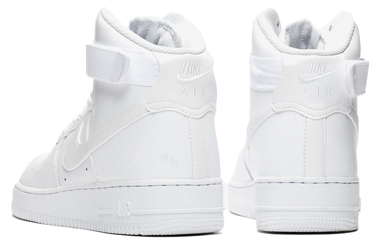 Мужские кроссовки Nike Air Force 1 07 (белые) — фото 5