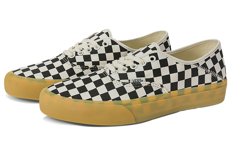 Кеды Vans Authentic (черно-белая клетка) — 黑白棋盘格 — фото 2