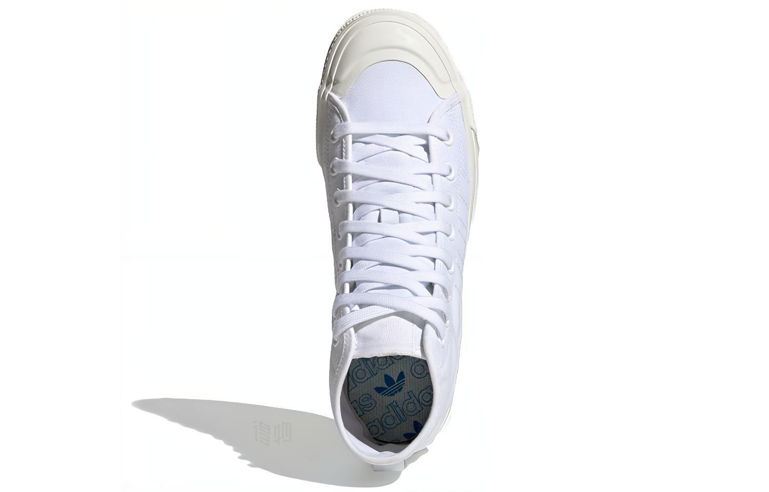Кеды adidas originals Nizza Hi Rf Hi (белые) — Белый — фото 4