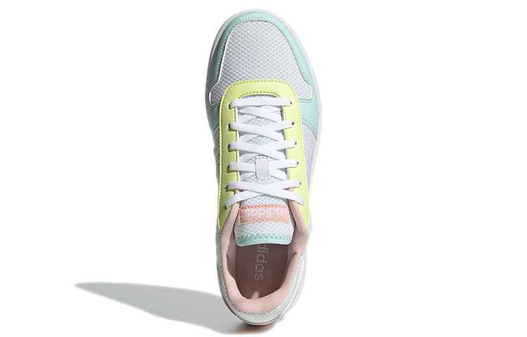 Женские кроссовки adidas neo Hoops 2.0 (бело-розовые) — фото 5