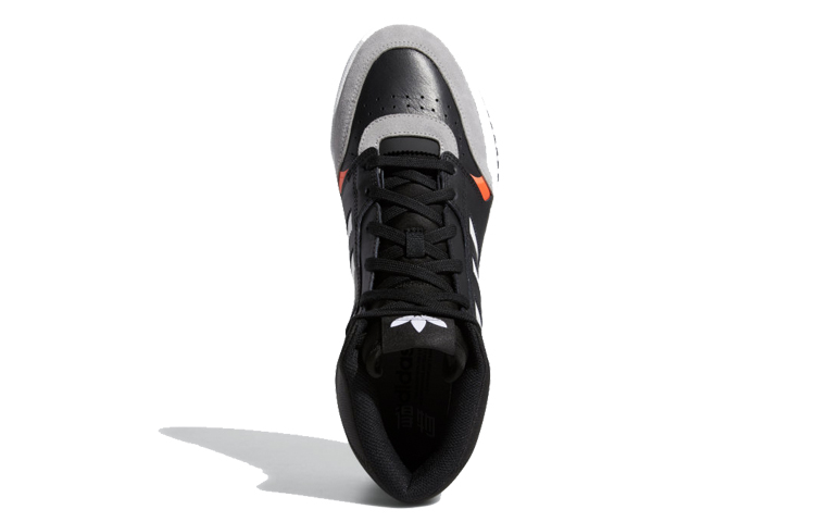 Кеды adidas Originals Drop Step (черный / оранжевый) — Чёрный / оранжевый — фото 4