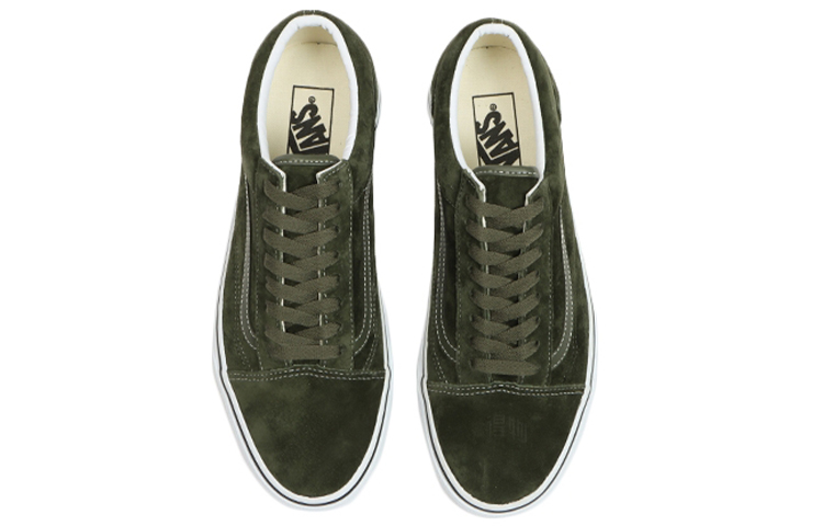 Кеды Vans Old Skool (оливковые) — фото 3