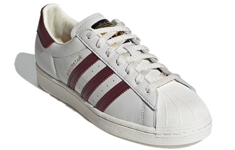 Кеды adidas originals Superstar (бело-коричневые) — фото 3