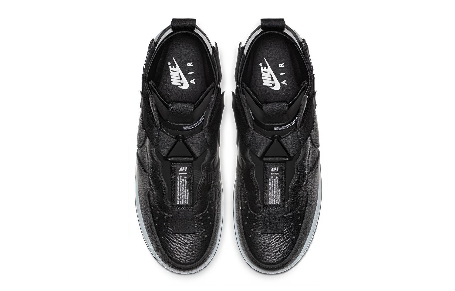 Мужские кеды Nike Air Force 1 Utility (черно-синие) — фото 3