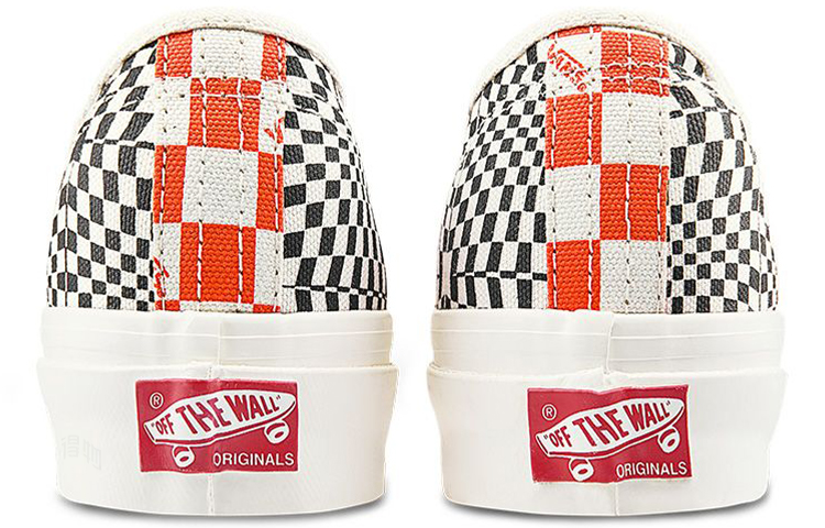 Кеды Vans Authentic (черно-красные) — фото 5