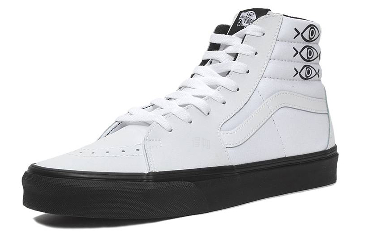 Кеды Vans SK8 (бело-черные) — фото 3