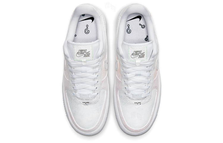 Женские кроссовки Nike Air Force 1 07 LX (белые) — фото 4