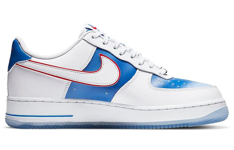 Мужские кроссовки Nike Air Force 1 "Pacific Blue" (сине-белый) — Синий / белый — фото 2
