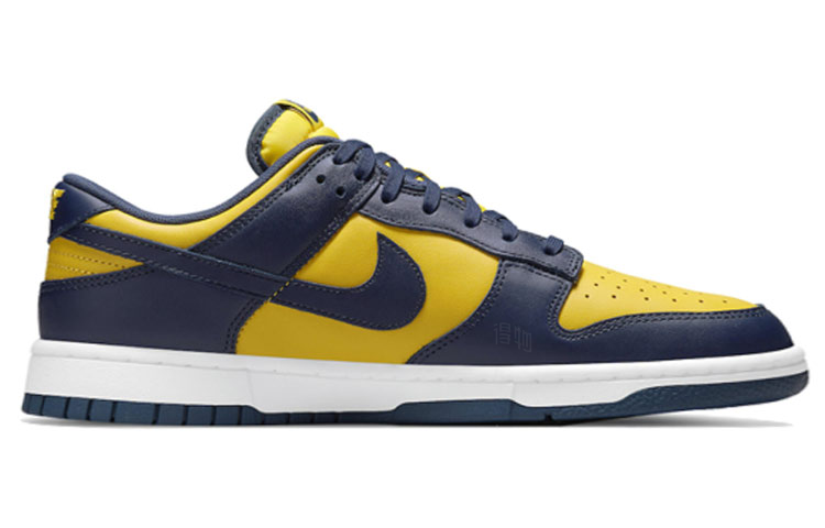 Кроссовки Nike Dunk Retro "Varsity Maize" (сине-желтые) — Синий / жёлтый — фото 2